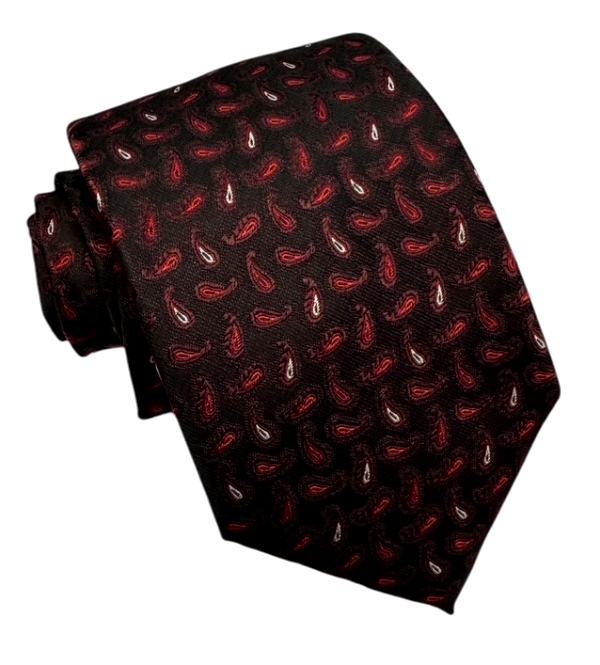 Červená kravata polyester