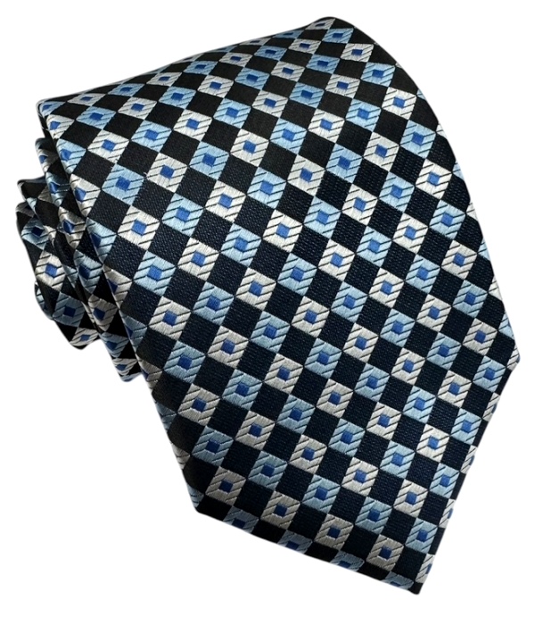 Modrá kravata polyester