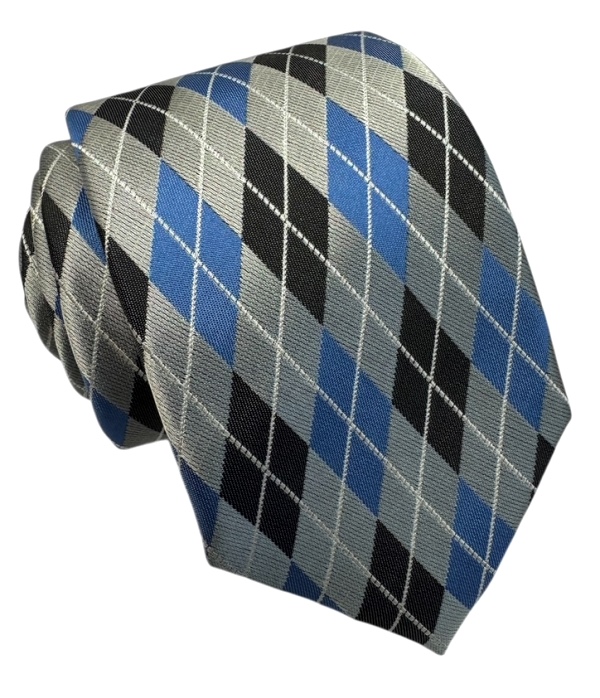 Modrá kravata polyester