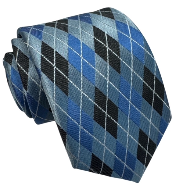 Modrá kravata polyester
