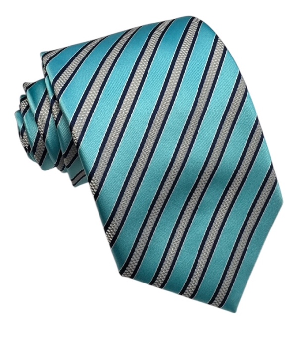 Tyrkysová kravata polyester