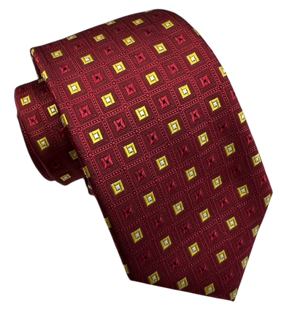 Červená kravata polyester