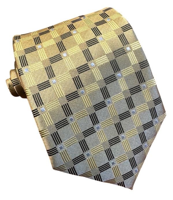 Zelená kravata polyester