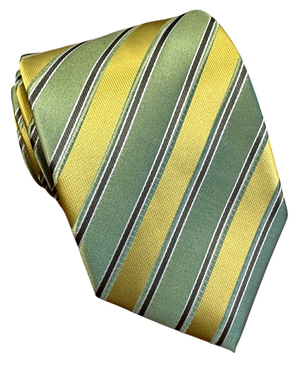 Zelená kravata polyester