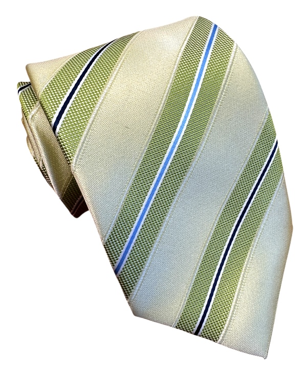 Zelená kravata polyester