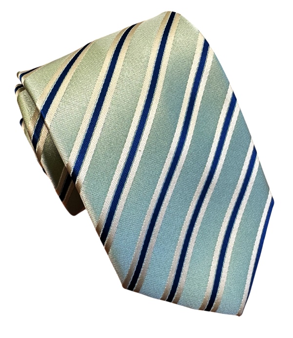 Zelená kravata polyester