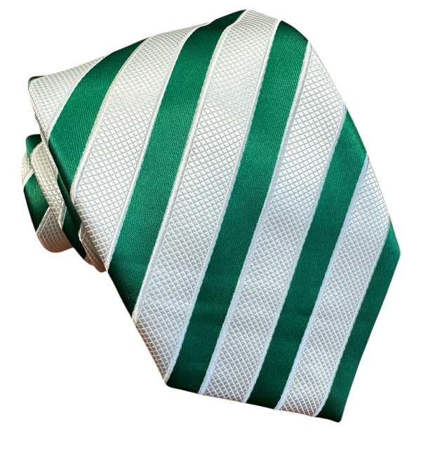 Zelená kravata polyester