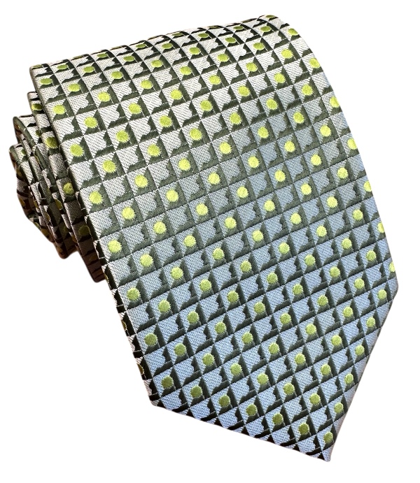 Zelená kravata polyester