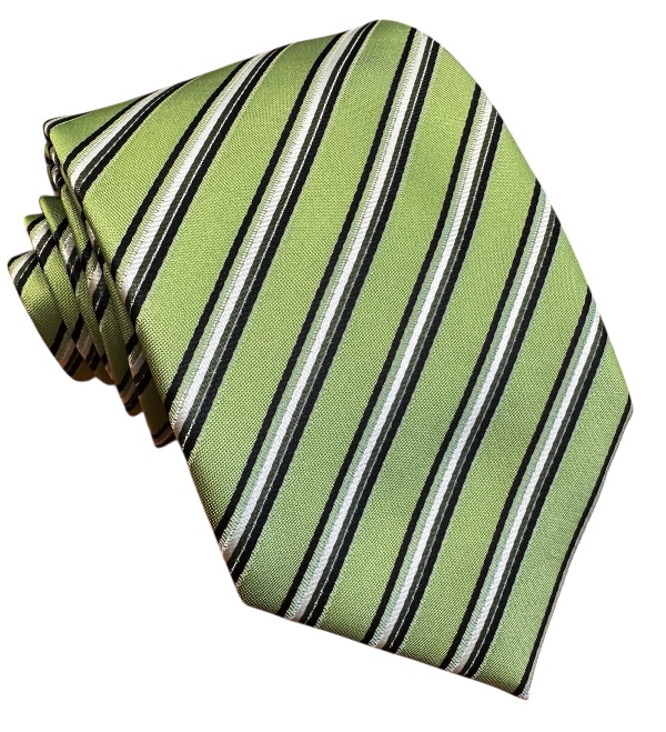 Zelená kravata polyester