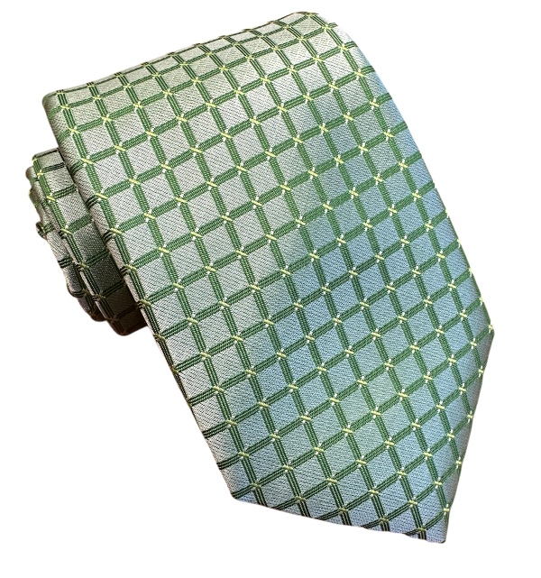 Zelená kravata polyester