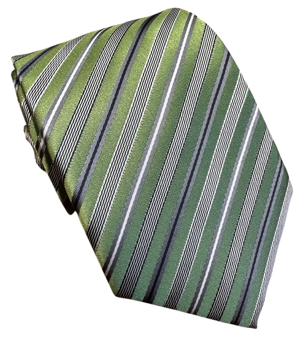 Zelená kravata polyester