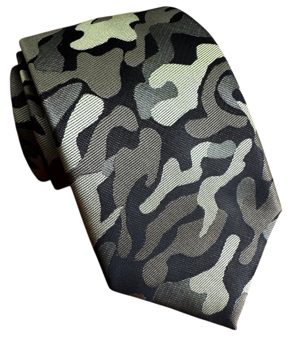 Zelená kravata polyester