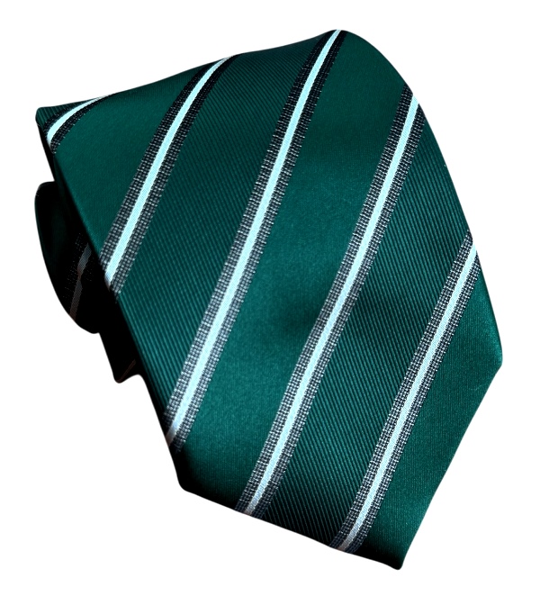 Zelená kravata polyester