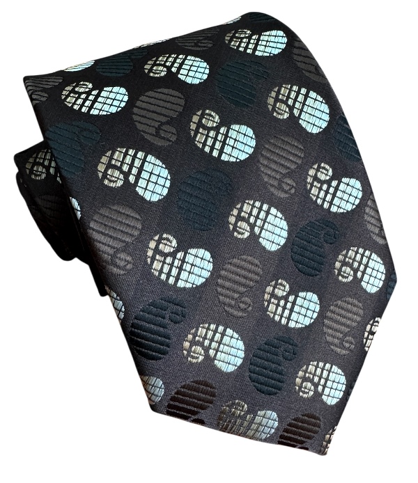 Hnedá kravata polyester