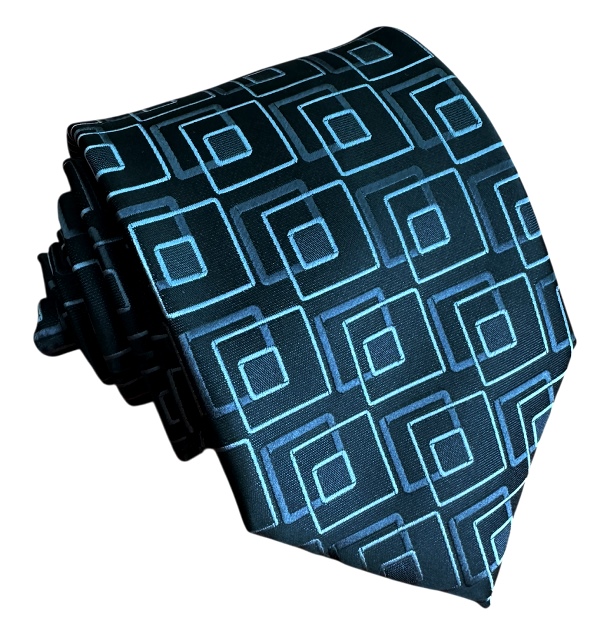 Čierna kravata polyester