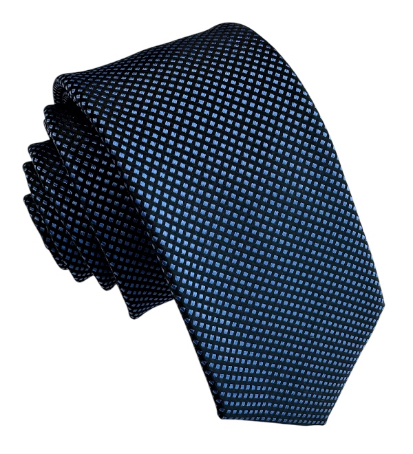 Modrá kravata polyester