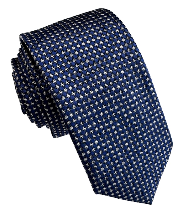 Slivkovo-modrá kravata polyester