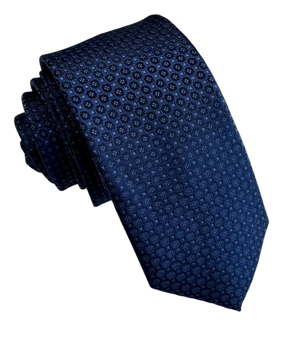 Modrá kravata polyester