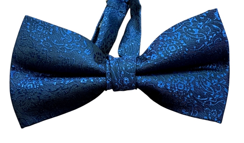 Modrý motýlik polyester 
