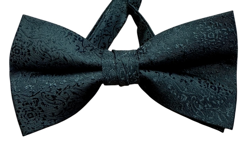 Čierny motýlik polyester 