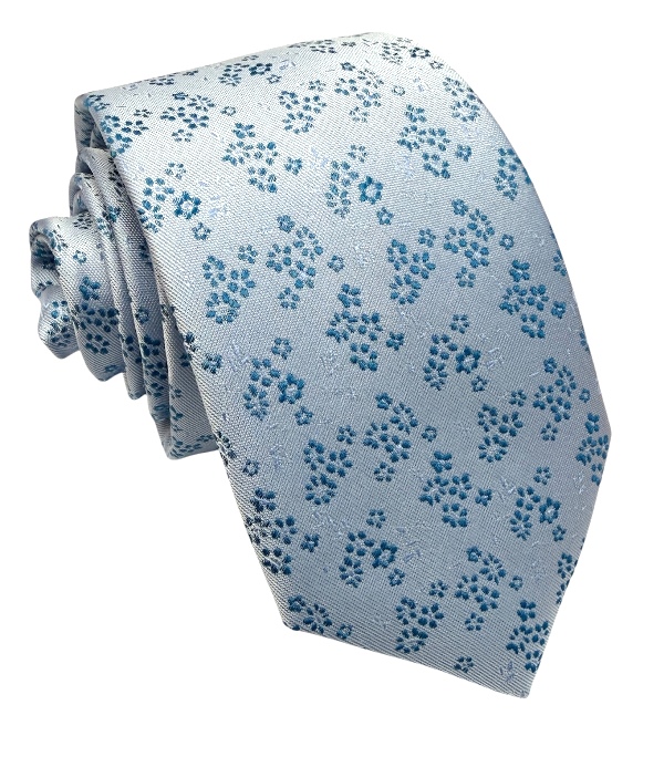 Modro-tyrkysová kravata hodváb V.I.P.